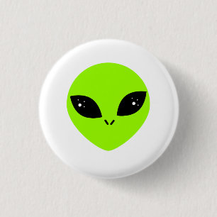 Alien 3 cm round badge