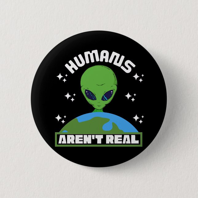 ALIEN 6 CM ROUND BADGE (Front)