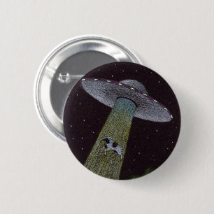 Alien Abduction 6 Cm Round Badge