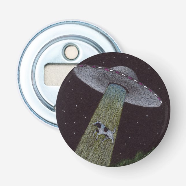 Alien Abduction Bottle Opener (Front)