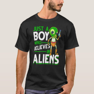 Alien Abduction Boys Science Fiction Extraterrestr T-Shirt