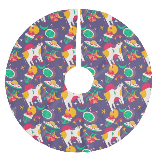 Alien Abduction Brushed Polyester Tree Skirt (Front)