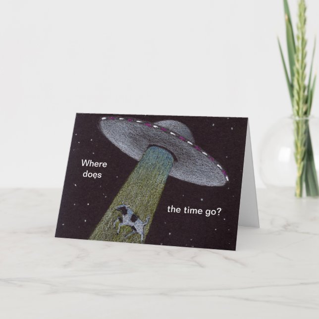 Alien Abduction Card (Front)