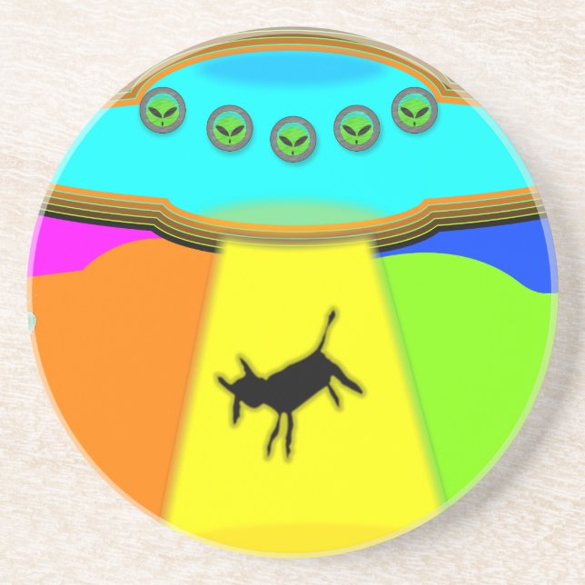 Alien Abduction Coaster (Front)
