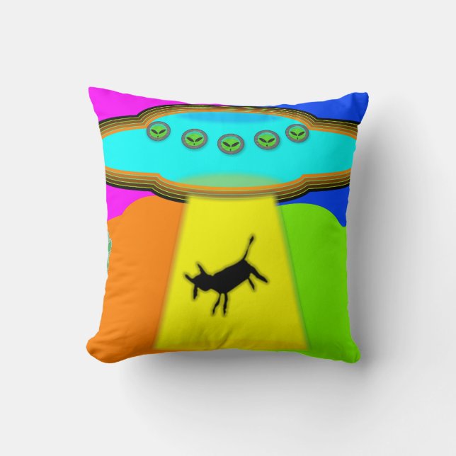Alien Abduction Cushion (Front)