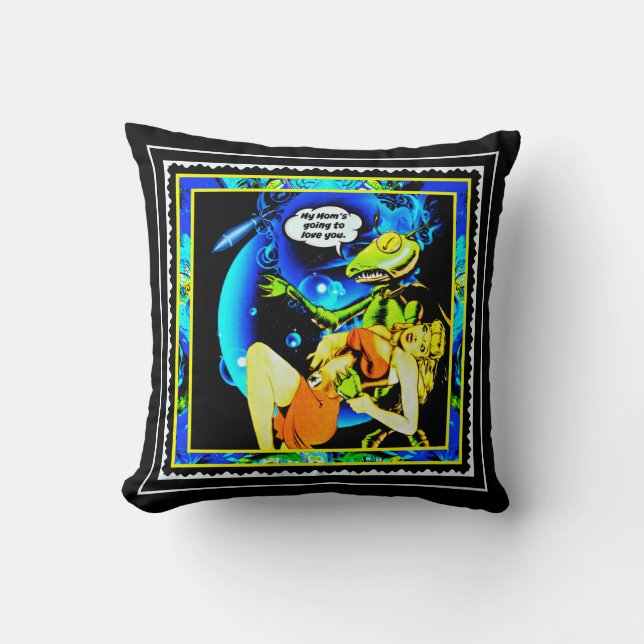 Alien Abduction Cushion (Front)