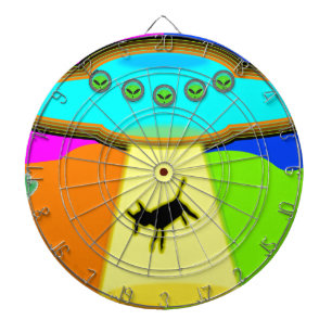 Alien Abduction Dartboard