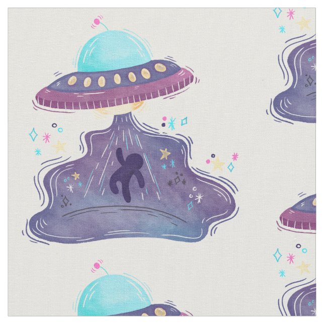 alien abduction fabric (Close Up)