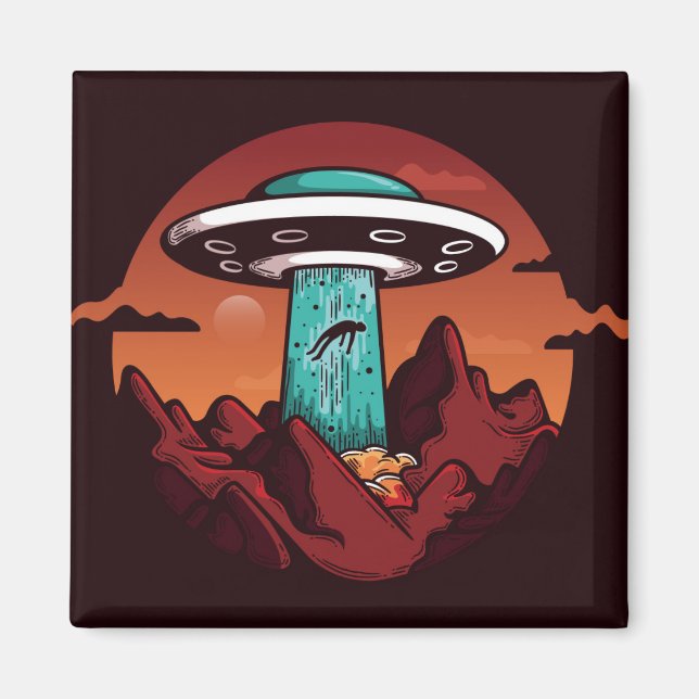 Alien Abduction Magnet (Front)