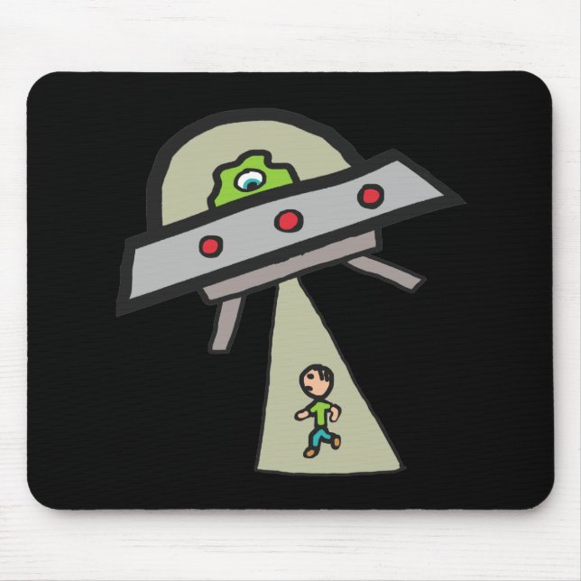 Alien Abduction Mouse Mat (Front)