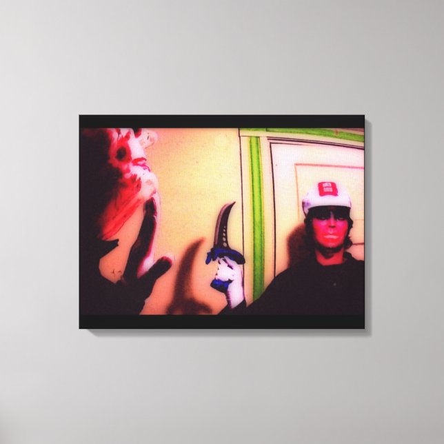 Alien Abduction Nightmare 3 Canvas Print (Front)