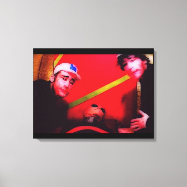 Alien Abduction Nightmare Canvas Print (Front)