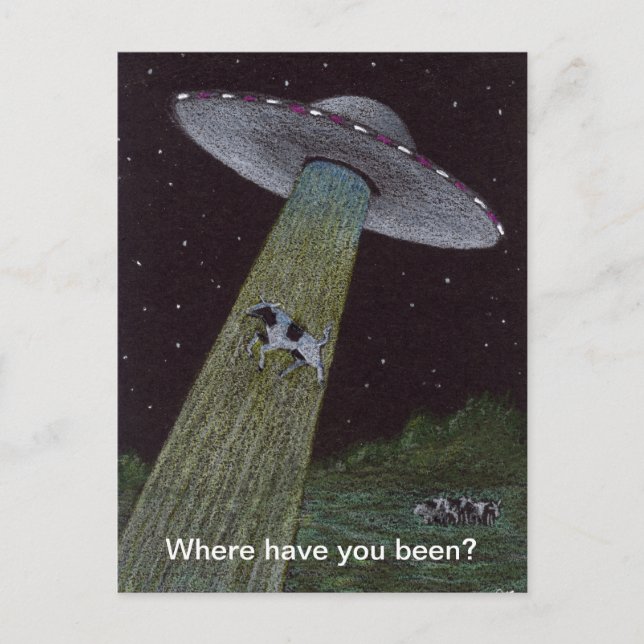 Alien Abduction Postcard (Front)