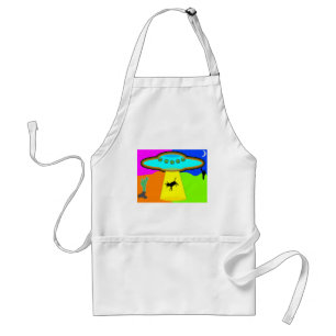Alien Abduction Standard Apron