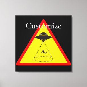 Alien Abduction UFO Thunder_Cove Canvas Print