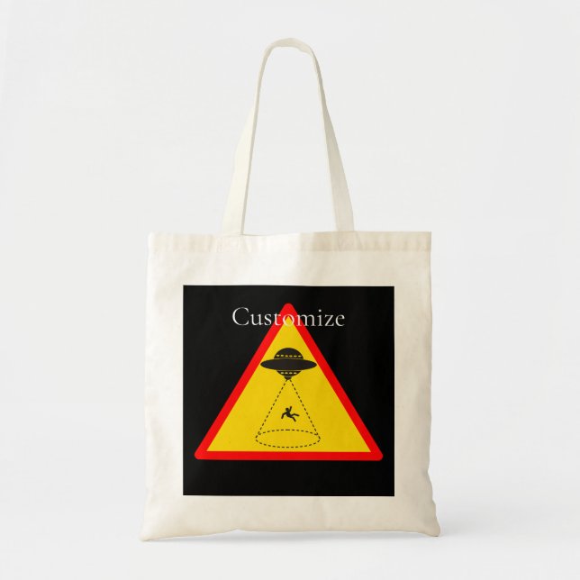 Alien Abduction UFO Thunder_Cove Tote Bag (Front)