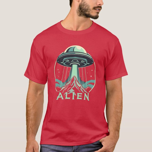 Alien Abduction vintage T-Shirt (Front)