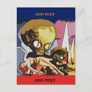 Alien Abductors edit text, card
