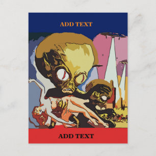 Alien Abductors edit text, card