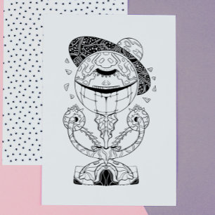 Alien: Amazing Galactic Stranger Colouring Poster