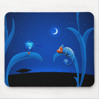 Alien and Chameleon Mouse Mat