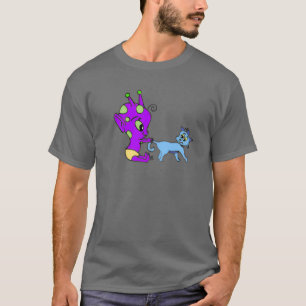 Alien and Kitty T-Shirt