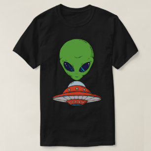 Alien and Spaceship T-Shirt