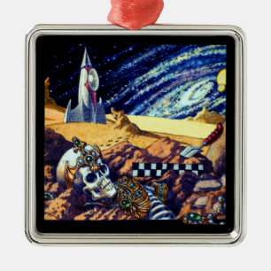Alien Archaeology Metal Tree Decoration