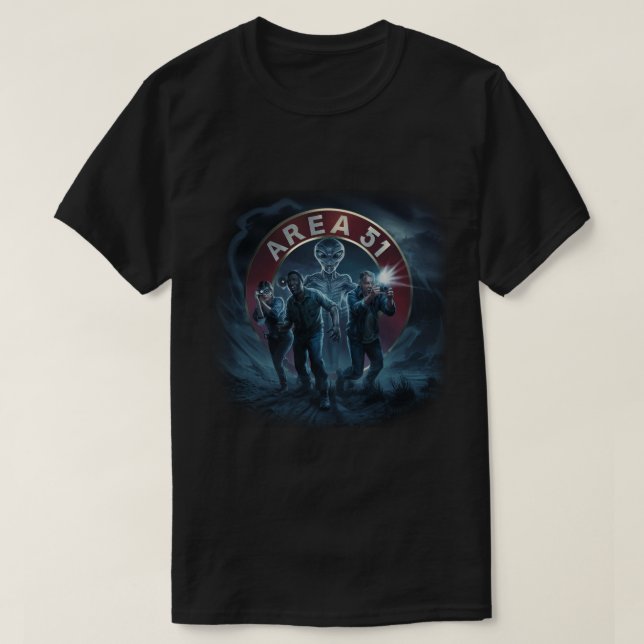 Alien - Area 51 T-Shirt (Design Front)