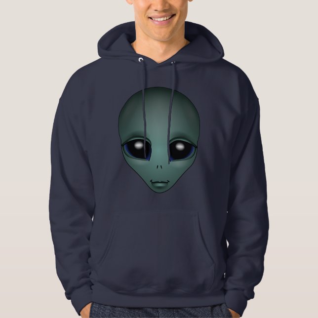 Alien Art Hoodie Sweatshirt Alien Hoodie Shirts (Front)