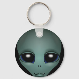 Alien Art Key Chain Extraterrestrial Gifts & Decor