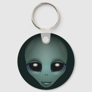 Alien Art Key Chain Extraterrestrial Gifts & Decor