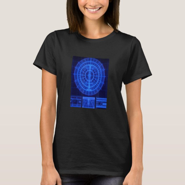 Alien Artefact Blueprint Ancient Astronaut Theoris T-Shirt (Front)