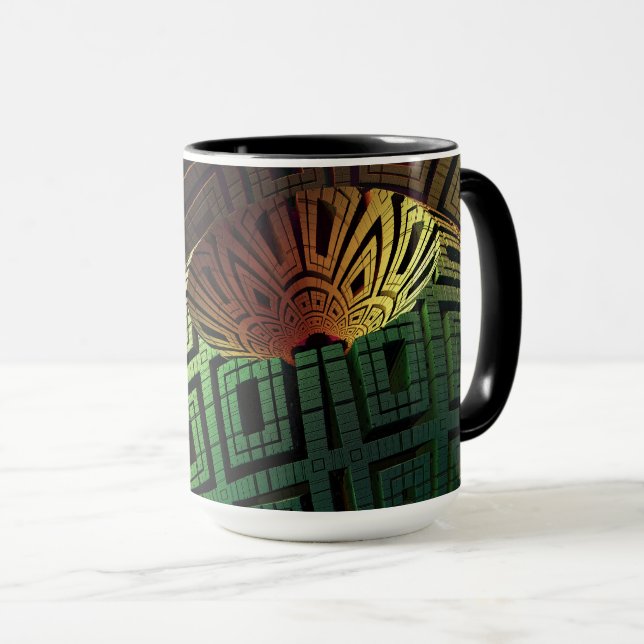 Alien Artefact by Xzendor7 Mug (Front Right)