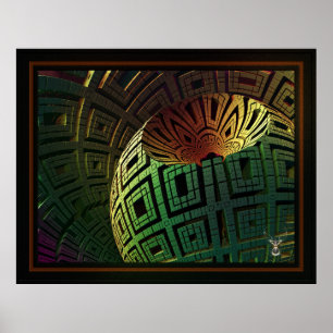 Alien Artefact by Xzendor7 Poster