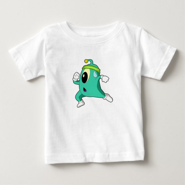 Alien as Runner Baby T-Shirt (Front)