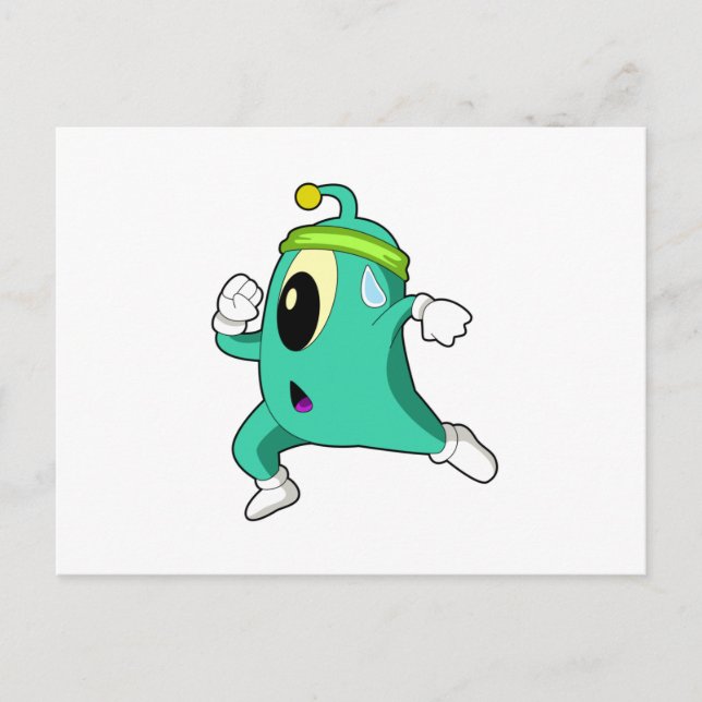 Alien as Runner Postcard (Front)