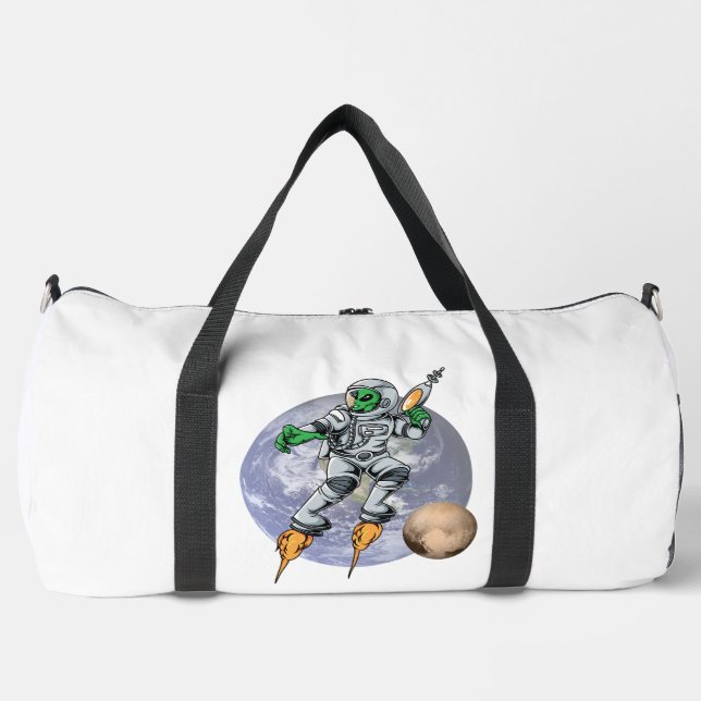 alien astronaut duffle bag (Front)