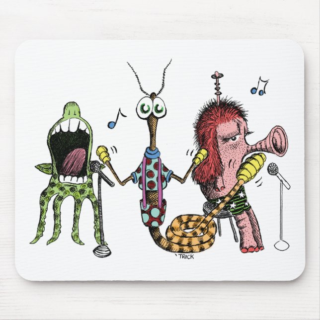 Alien Band Mouse Mat (Front)