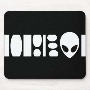 aLiEn BARCODE! Mouse Mat