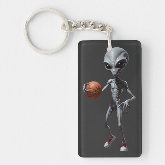 Alien Basketball Key Ring (Front)