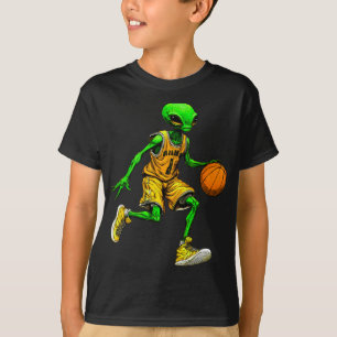 Alien Basketball Player Long Sleeve T-Shirt