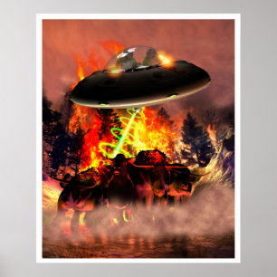Alien BB-Q  Poster