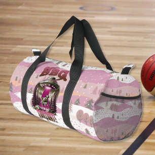 Alien BBQ Cow Abduction Joke Duffle Bag