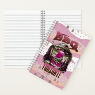 Alien BBQ Cow Abduction Joke Notebook
