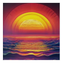 Alien Beach at Sunset