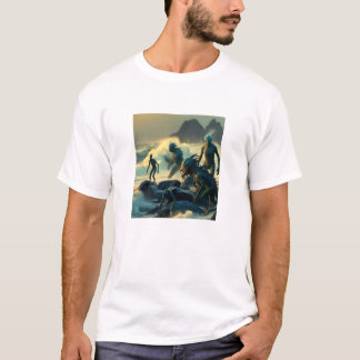 'Alien Beach' by Juan Cabana 2024 T-Shirt