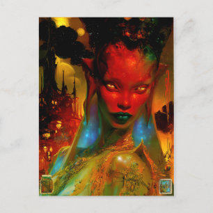 Alien beauty - Locena Postcard