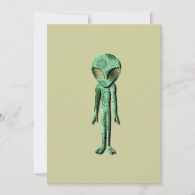 Alien Being Invitation (Front)