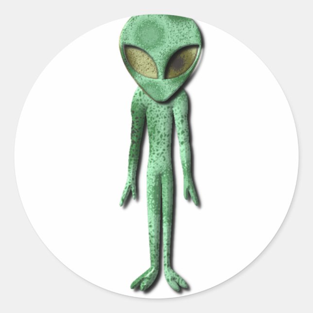 Alien Being Sticker (Front)